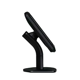 Horizontal Black - Side View - Middle Tilt Angle