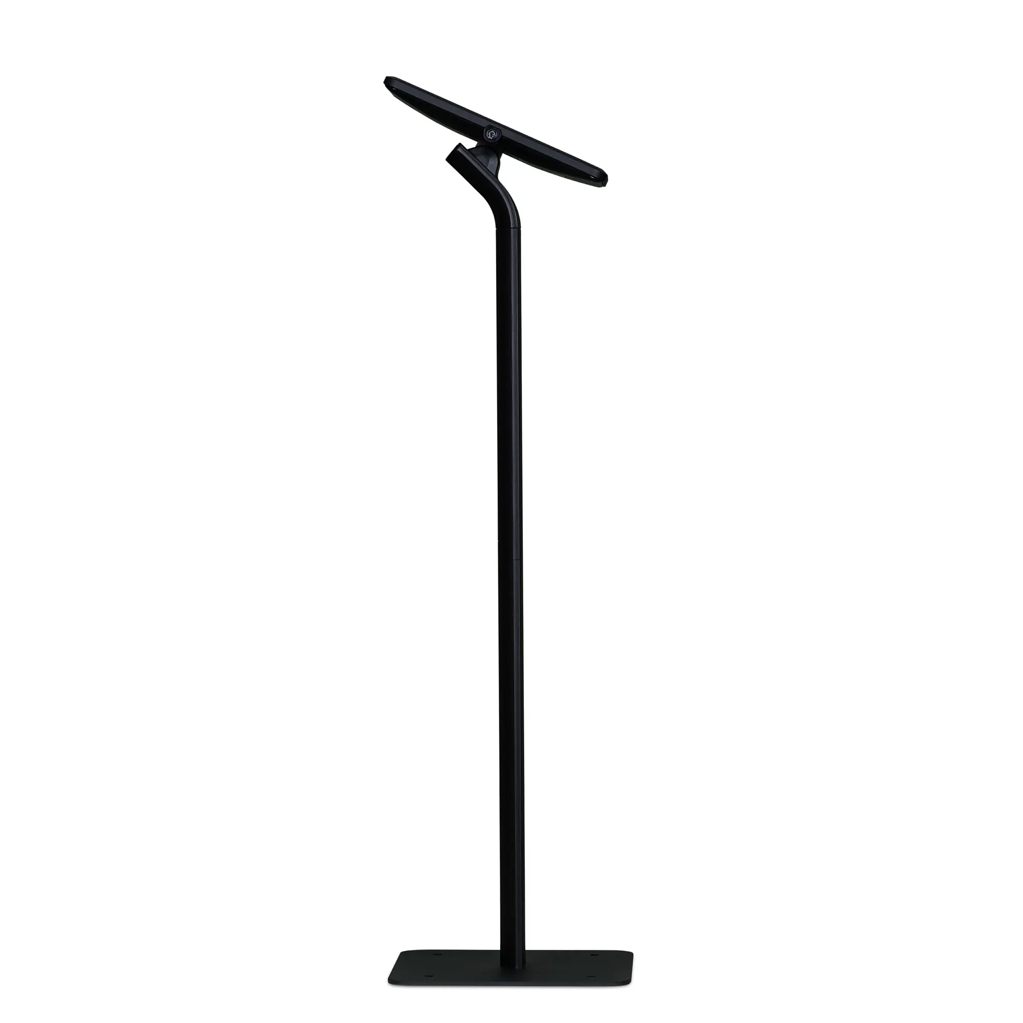 Vertical Black - Side View - Maximum Tilt Range