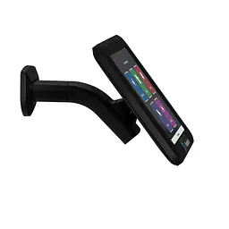 Horizontal Black - Side View - Middle Tilt Angle