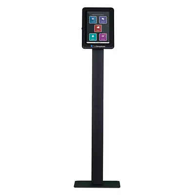 Black Floor Stand with iPad secondary image